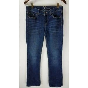 NY & C women bootcut stretch dark wash jeans sz. 4